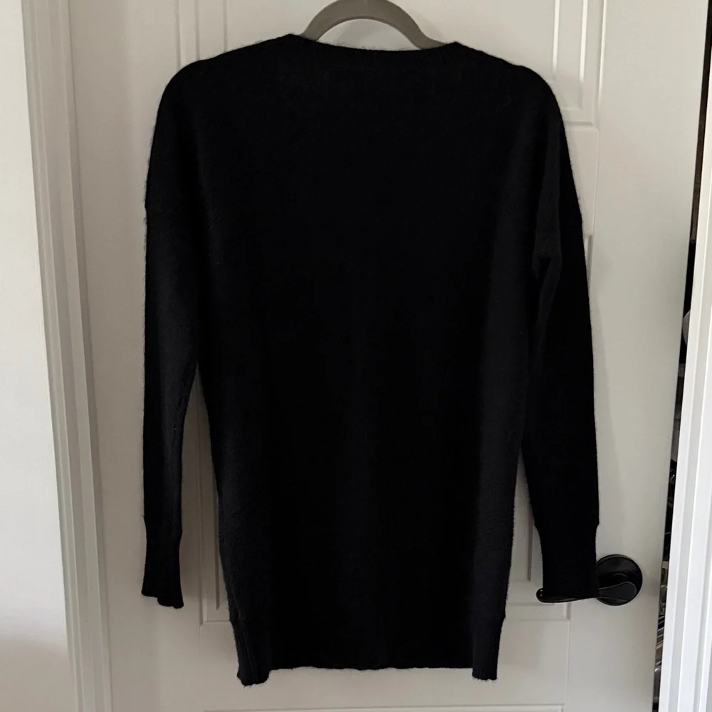 Diane Von Furstenberg Oversized Black Cashmere Sweater